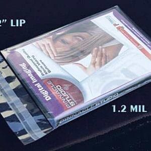6"x5" CD Size BOPP Lip & Seal Bags (6.125"x5.125")